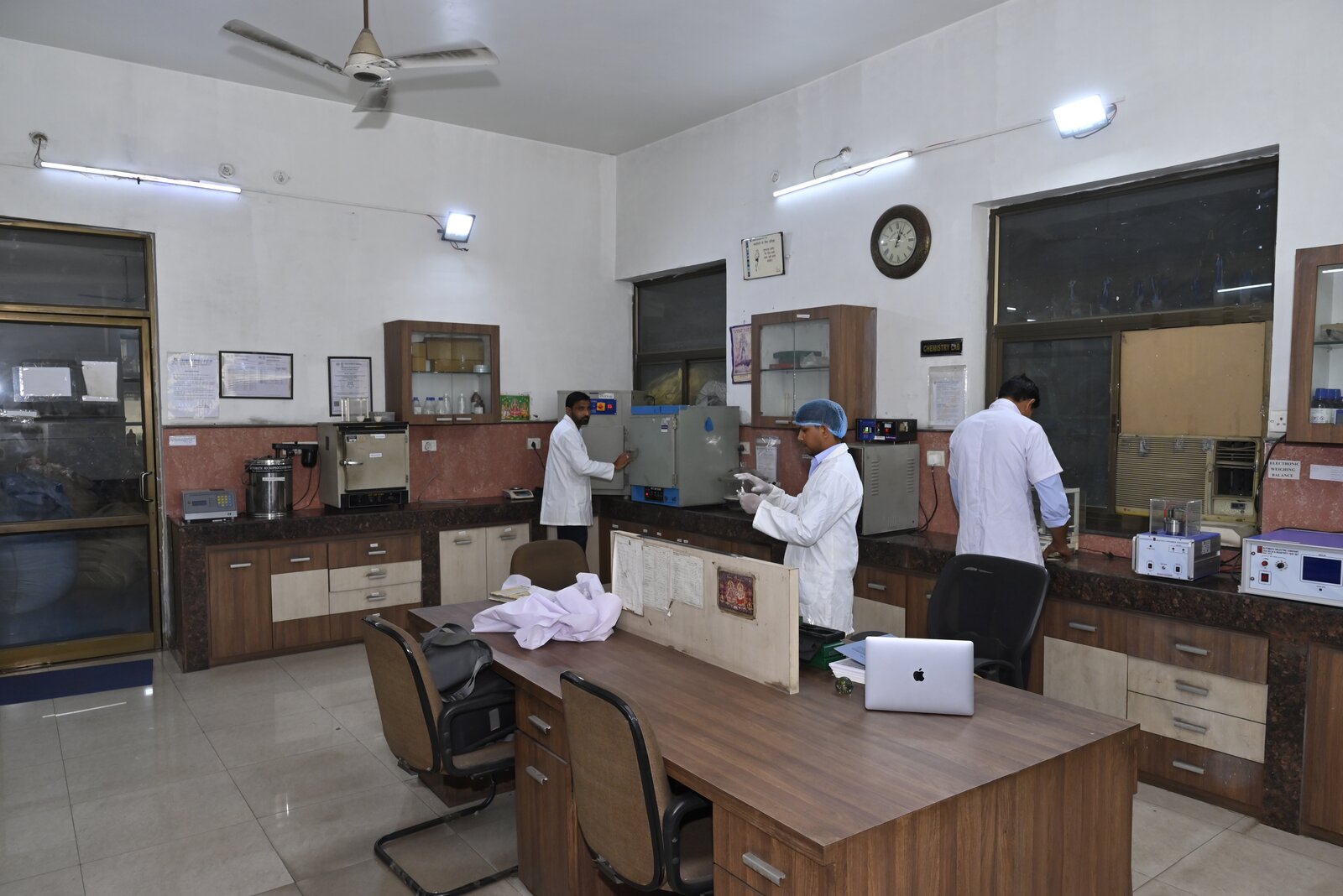 High-voltage testing in our laboratory
